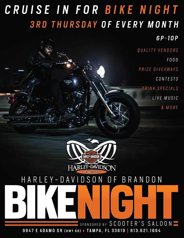 Bike Night at Brandon Harley Davidson Born To Ride Motorcycle