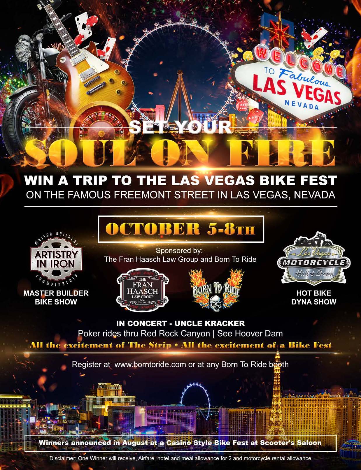 Win A Trip To Las Vegas Bike Fest Born To Ride Motorcycle