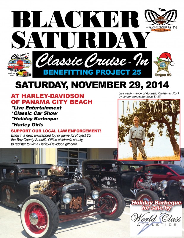 Blacker Saturday Cruise-In at Harley-Davidson Benefits Project 25