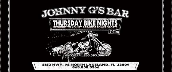 Johnny G’s Thursday Bike Nights