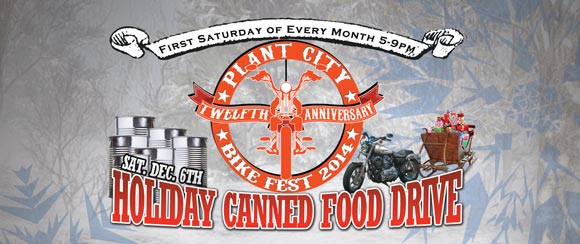 Plant City Bike Fest Holiday Canned Food Drive