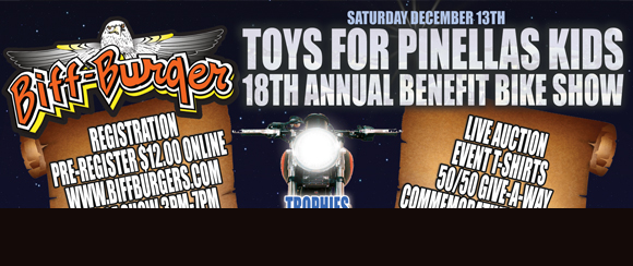 Biff Burger 18th Benefit Bike Show Toys for Pinellas