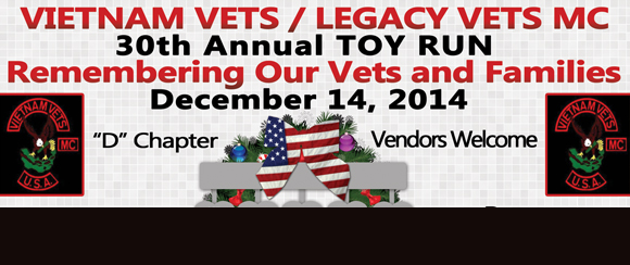 Vietnam & Legacy Vets 30th Toy Run