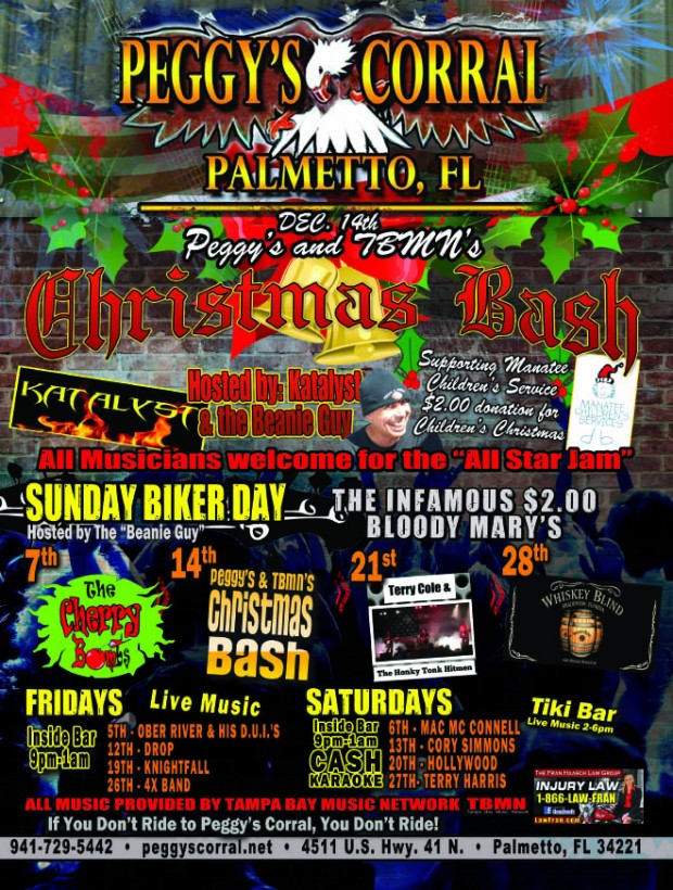 Peggy’s Corral & TBMN Christmas Bash