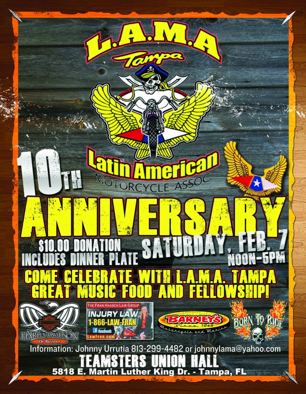 L.A.M.A. Tampa 10th Anniversary Celebration