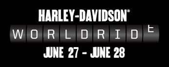 ‘JUST RIDE’ DURING THE HARLEY-DAVIDSON WORLD RIDE JUNE 27-28
