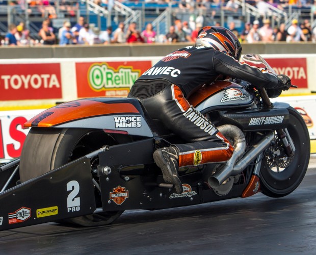 KRAWIEC EXITS ROUTE 66 WITH PRO STOCK MOTORCYCLE POINTS LEAD
