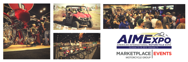 Tickets to the Third Annual AIMExpo, North America’s Premier Powersports Show, are on Sale Now
