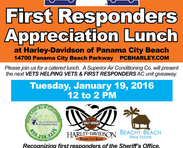 First Responders Appreciation Lunch at Harley-Davidson of Panama City Beach
