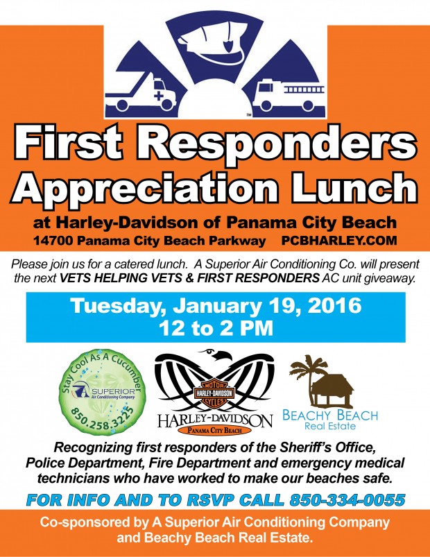 First Responders Appreciation Lunch at Harley-Davidson of Panama City Beach