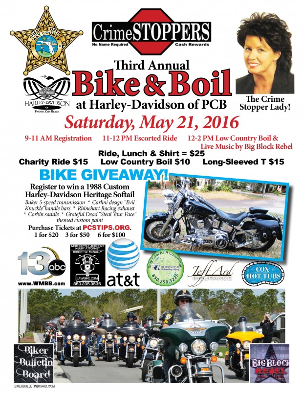 Third Annual “Bike & Boil” at Harley-Davidson Benefiting Crime Stoppers