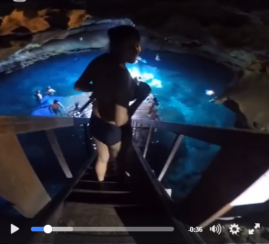Incredible video of the Devil’s Den Hidden Pool in Florida