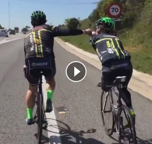 Need motivation? How about a video of a biker with one arm and one leg killing it up a hill?