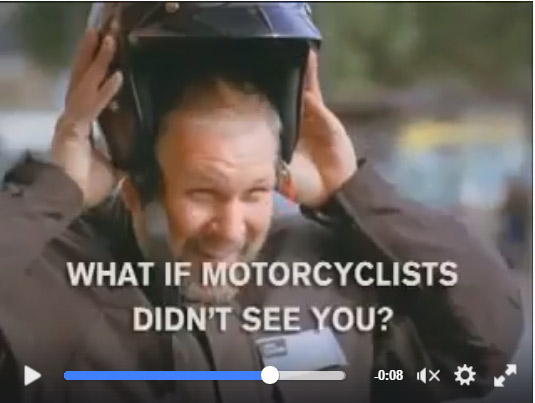What if Motorcyclist din’t see you?