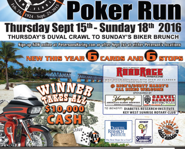 Phil Peterson’s Poker Run September 15 – 18