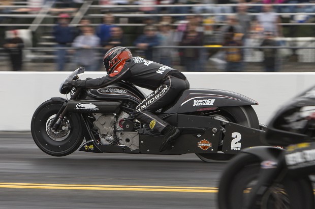 KRAWIEC RACES SCREAMIN’ EAGLE HARLEY-DAVIDSON POWER TO BIG NHRA PRO STOCK MOTORCYCLE WIN AT MAPLE GROVE