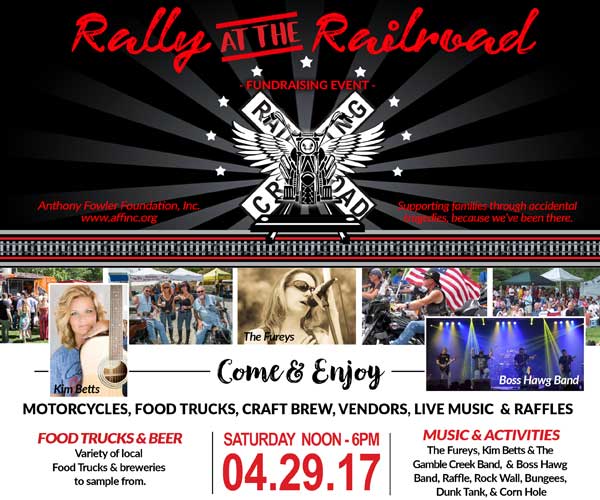 “The Rally at the Railroad” Supports Anthony Fowler Foundation