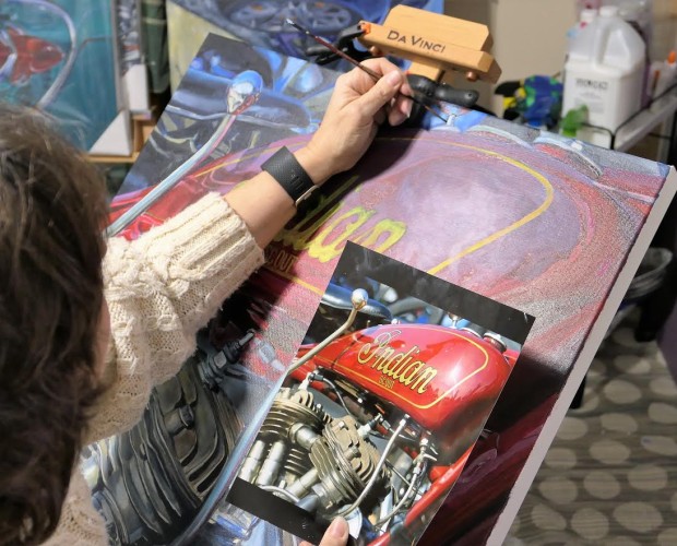 Artist Celebrates Classic Vehicles