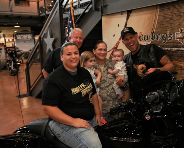 RETIRED AIR FORCE MEDIC SURPRISED WITH GIFT OF NEW HARLEY-DAVIDSON MOTORCYCLE