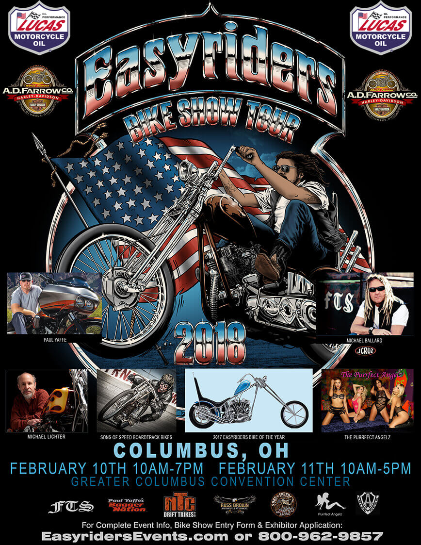 Easyriders Bike Show Tour Columbus OH Born To Ride Motorcycle