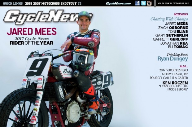 Congratulations Jared Mees – 2017 Cycle News Rider Of The Year