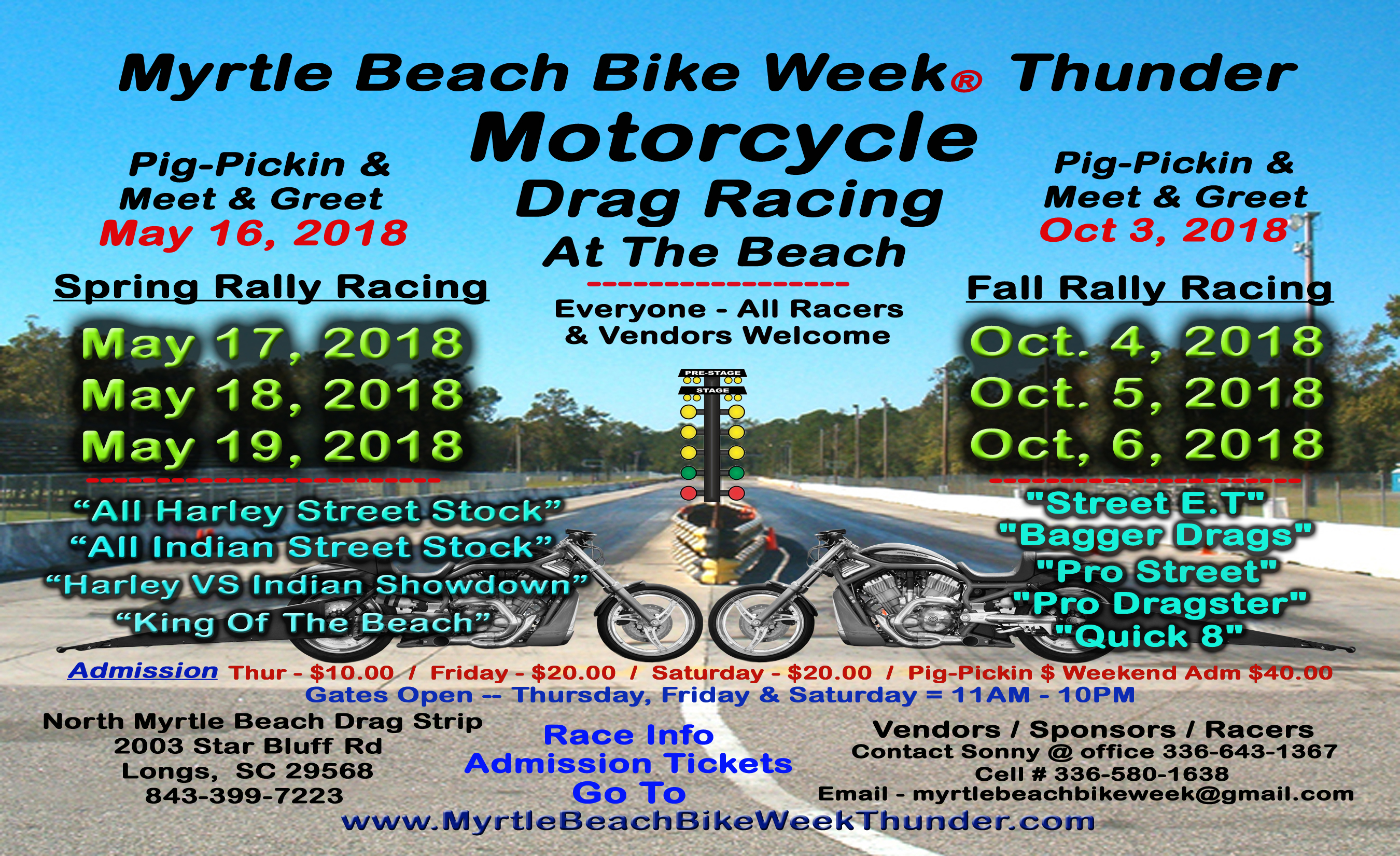 Myrtle Beach Bike Week Thunder Fall Rally Races Born To Ride