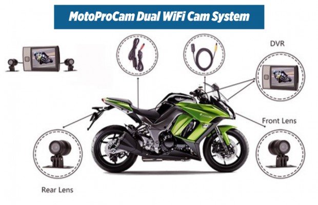 Top Dawg Electronics Announces the release of The MOTOPROCAM DUAL WIFI CAM for Motorcycles
