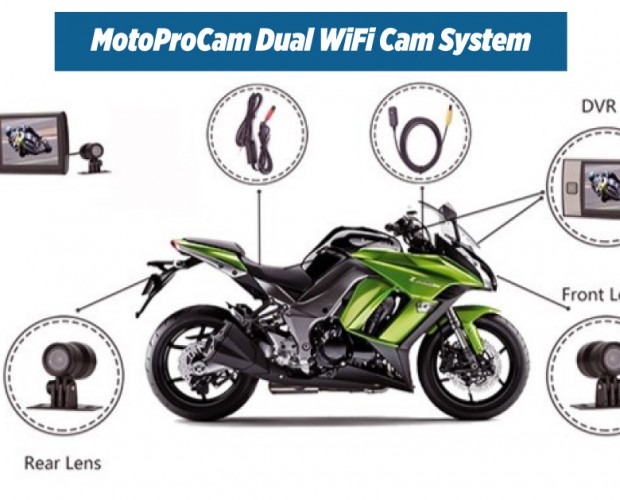 Top Dawg Electronics Announces the release of The MOTOPROCAM DUAL WIFI CAM for Motorcycles