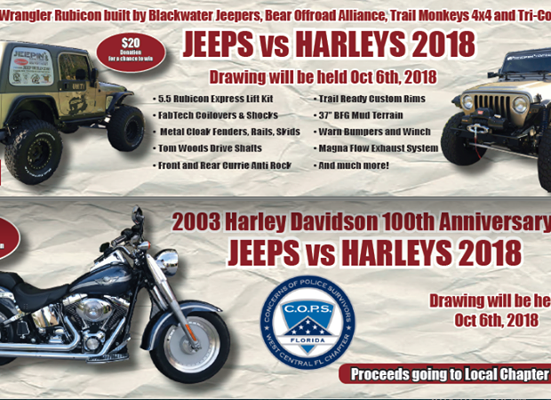 Who Wants to win a Jeep or a Harley?