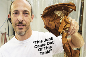 Craig Paints Bikes … and Repairs Tanks Too!