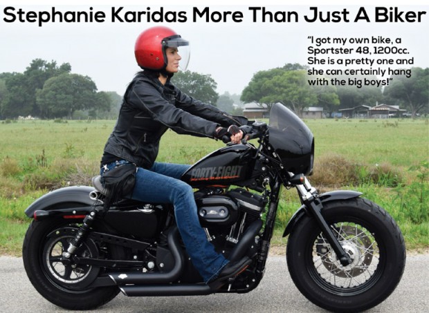 Stephanie Karidas, More Than Just A Biker