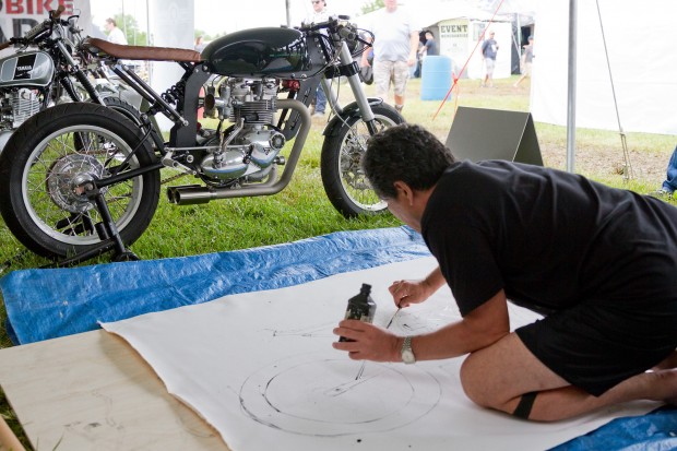 Motorcycle Artists, Artwork Featured During 2018 AMA Vintage Motorcycle Days