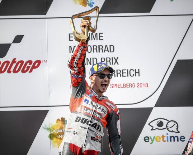 Jorge Lorenzo Powers to a Spectacular Victory at the Red Bull Ring