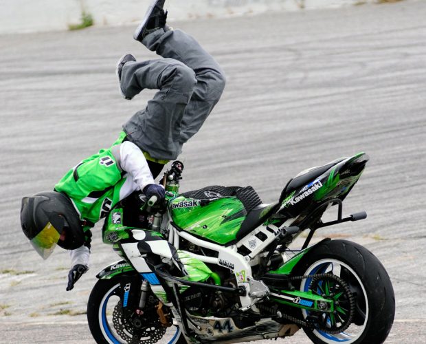 Motorcycle stunt riding photo gallery