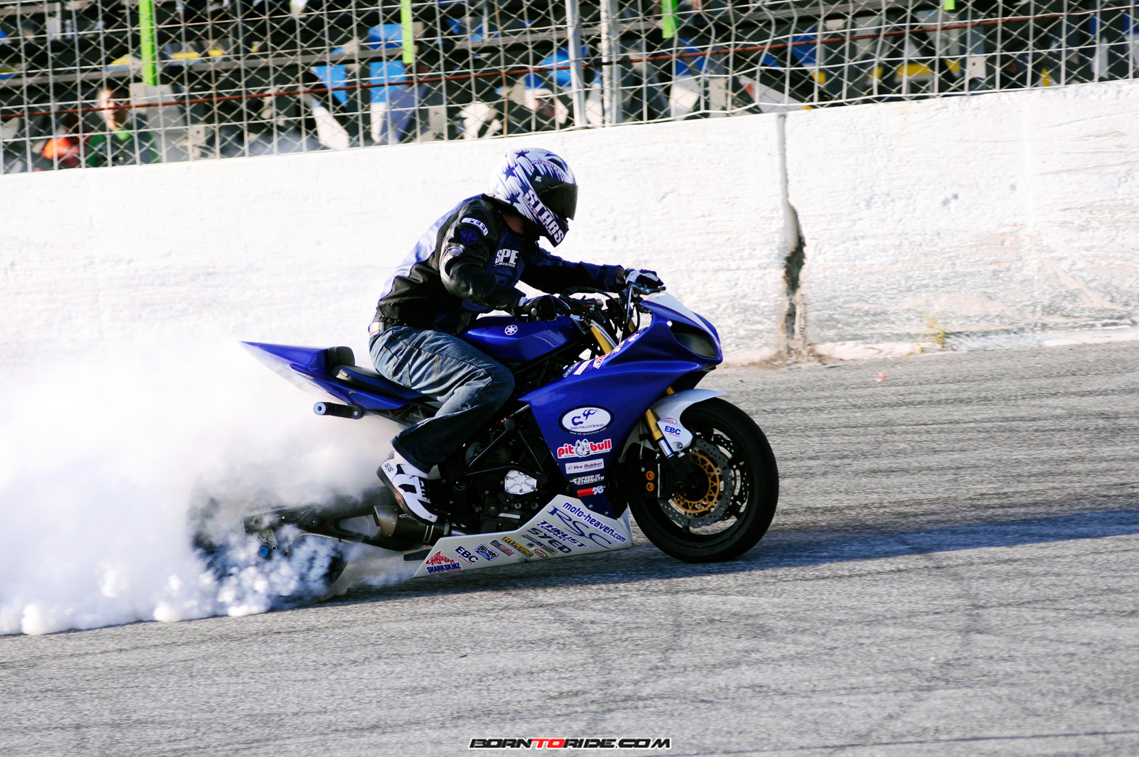 motorcycle stunt riding