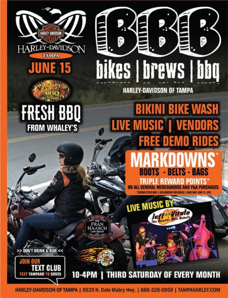  Tampa Harley-Davidson Bikes Brews BBQ Born To Ride 