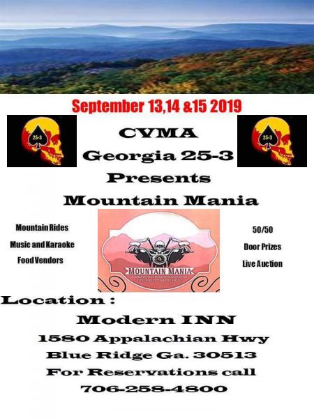 The modern inn 1580 appalachian hwy blue ridge ga 30513 Combat Veterans Motorcycle Association Mountain Mania Born To Ride Motorcycle Magazine Motorcycle Tv Radio Events News And Motorcycle Blog