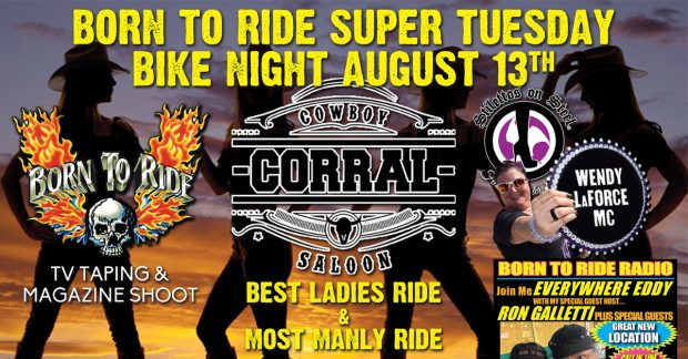 Born To Ride Radio Live at the Cowboy Corral Tonight!