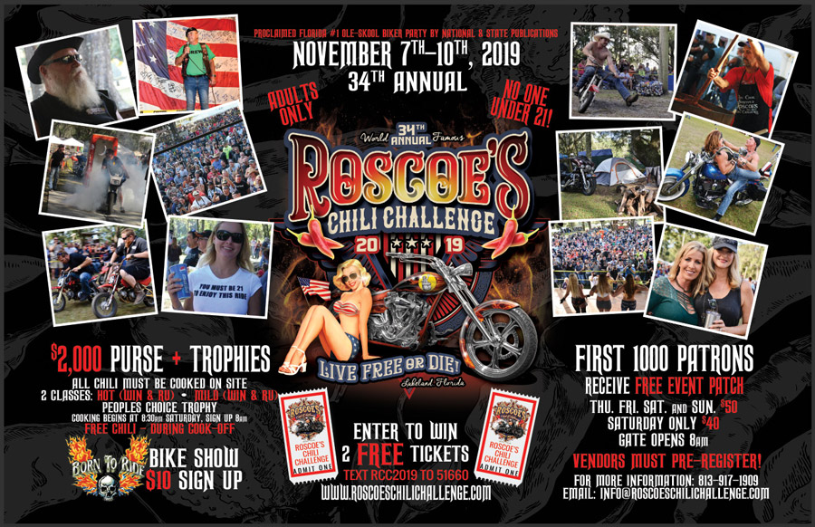 Roscoe s 34th Annual Chili Challenge Born To Ride 