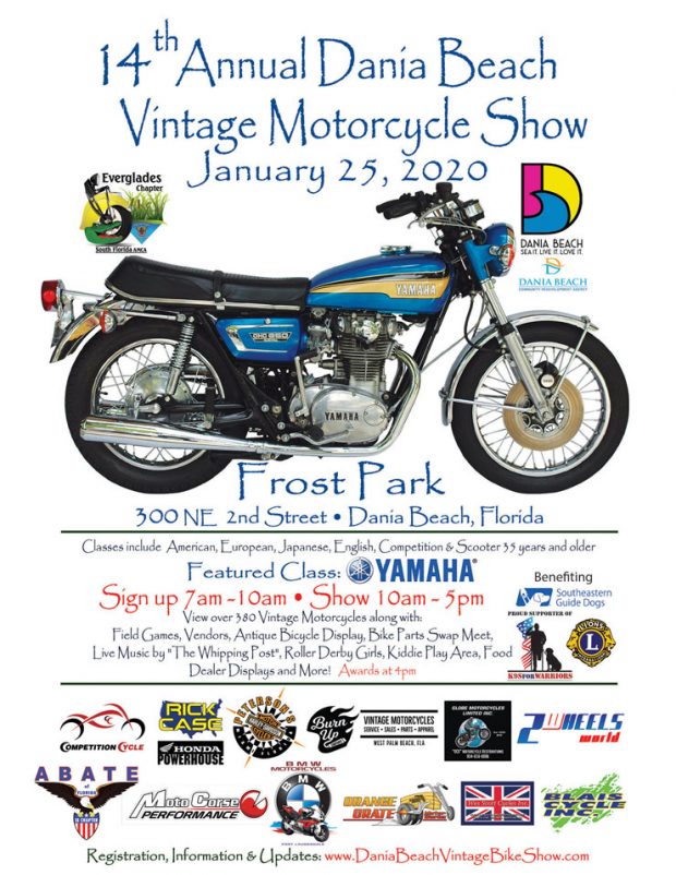 14th Annual Dania Beach Vintage Motorcycle Show