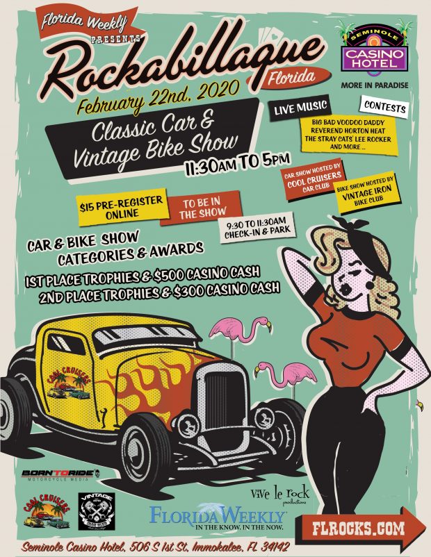 1st Annual Rockabillaque Florida_Classic Car & Vintage Motorcycle Show plus Music Festival