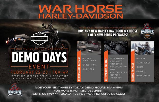 War Horse H-D Demo Days