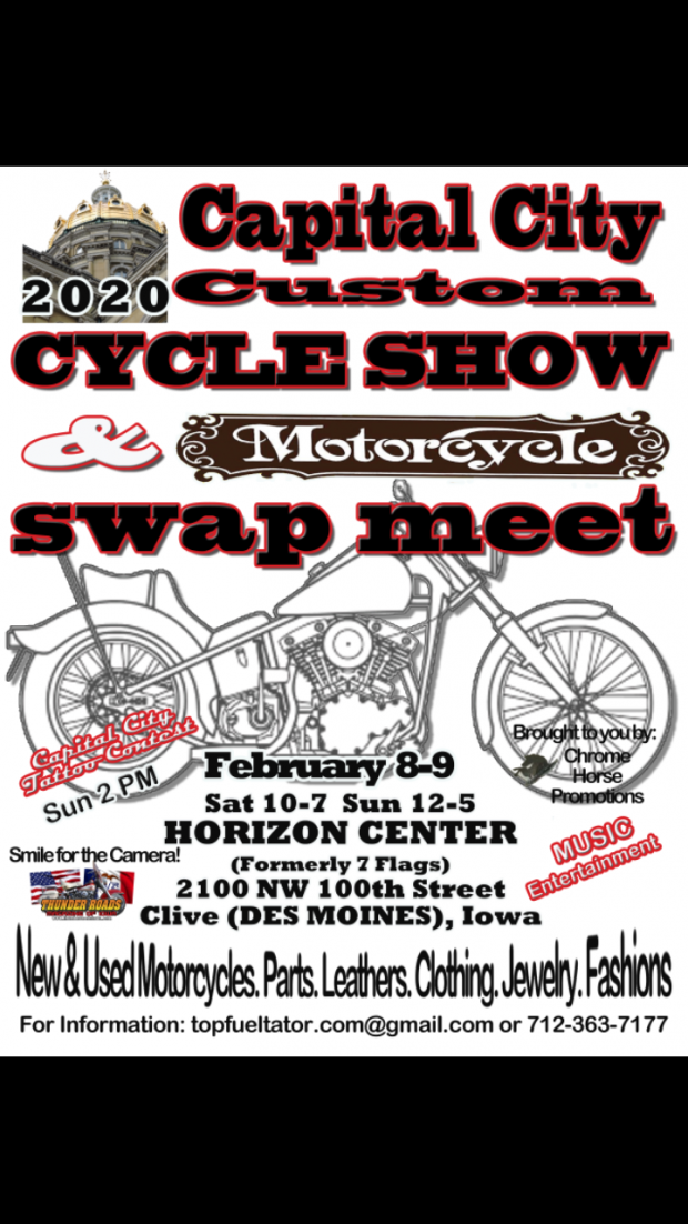 Capital City Custom Cycle Show & Swap Meet