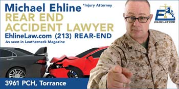 Michael Ehline rear end accident lawyer ad