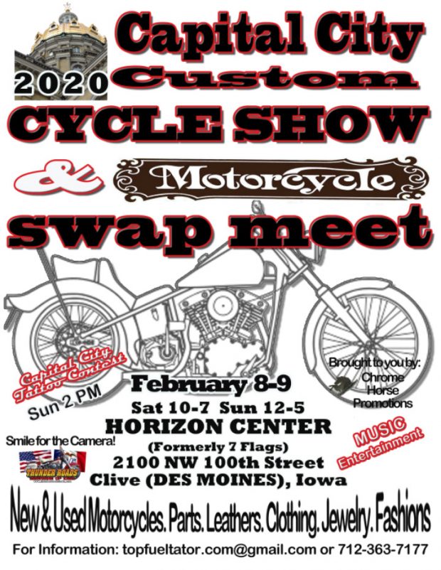 Capital City Custom Cycle Show and Motorcycle Swap Meet