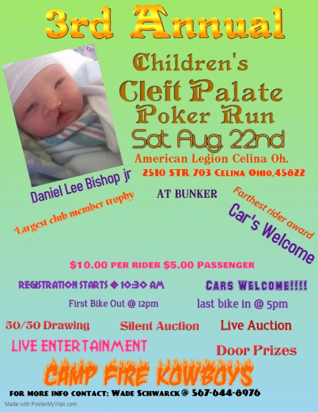 3rd Annual Children’s Cleft Palate Poker Run