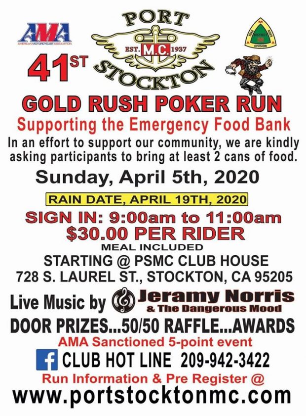 2020 GOLD RUSH POKER RUN