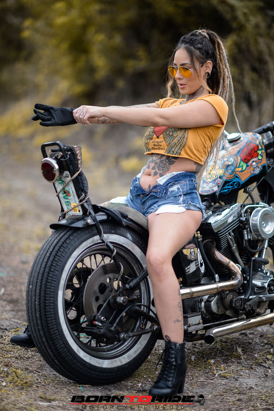 Biker Babe Velvet Queen 35 Born To Ride Motorcycle Magazine