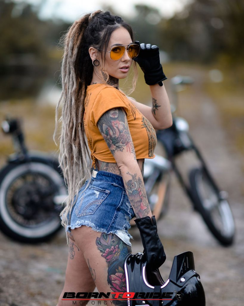 Biker Babe Velvet Queen Born To Ride Motorcycle Magazine