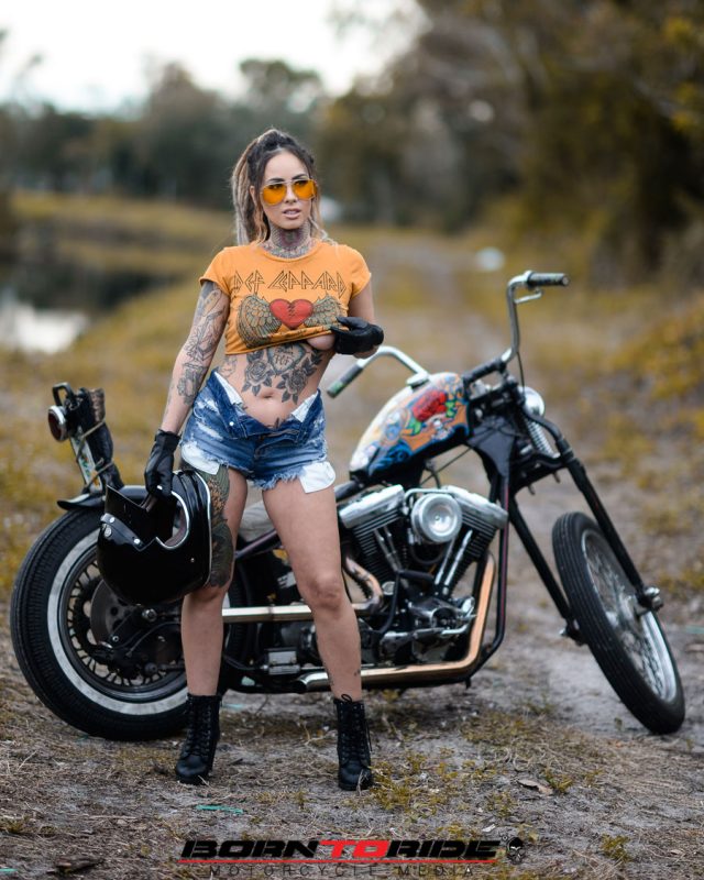 Born To Ride Biker Babe Of The Week Velvet Queen Born To Ride